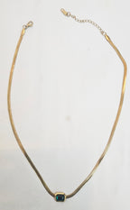 Emerald Snake chain