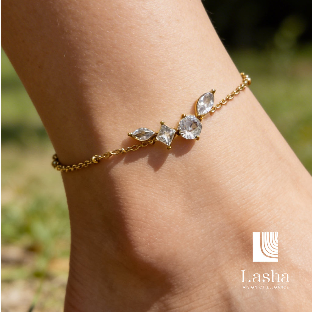 Crystal Spark Anklet