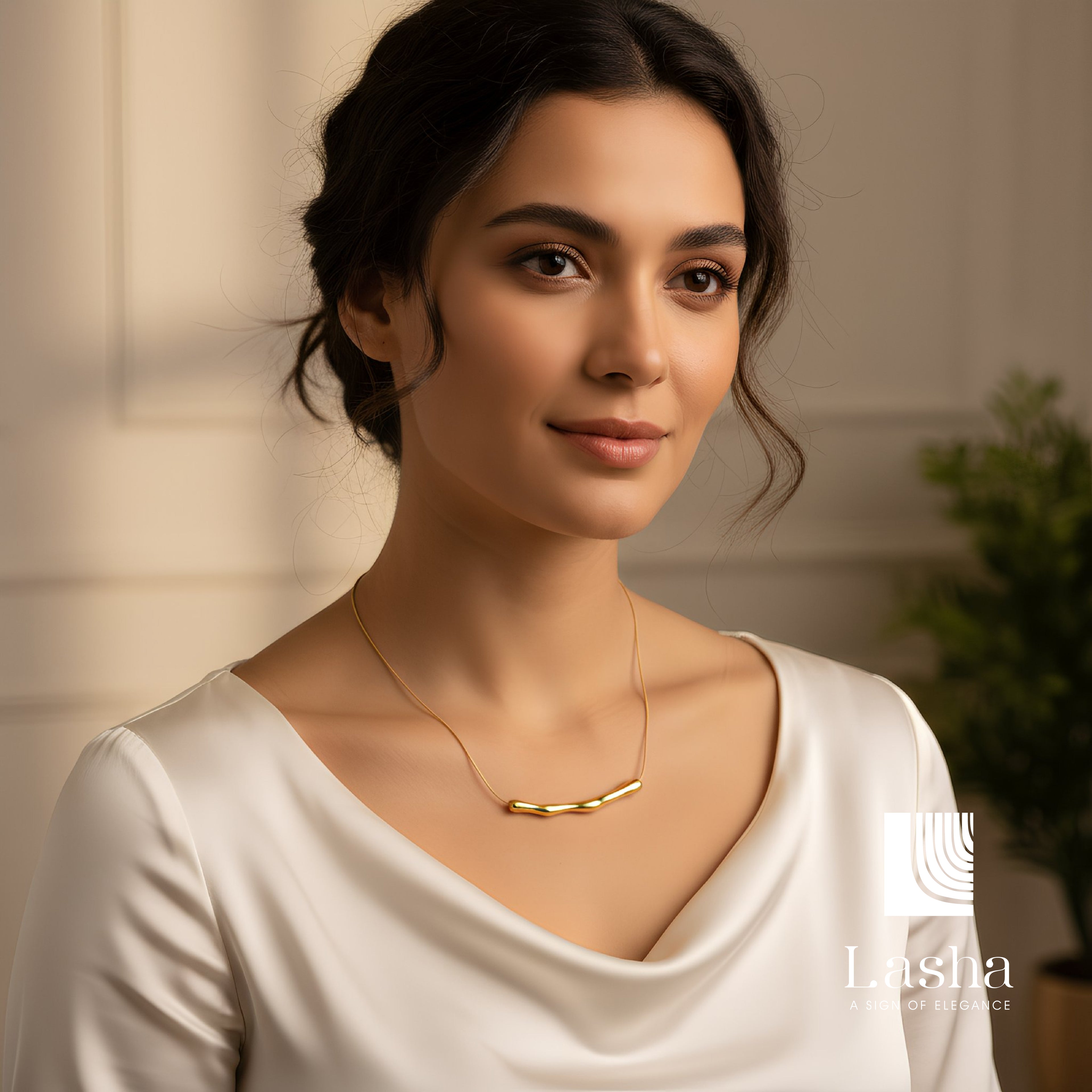 Bamboo Bar Necklace