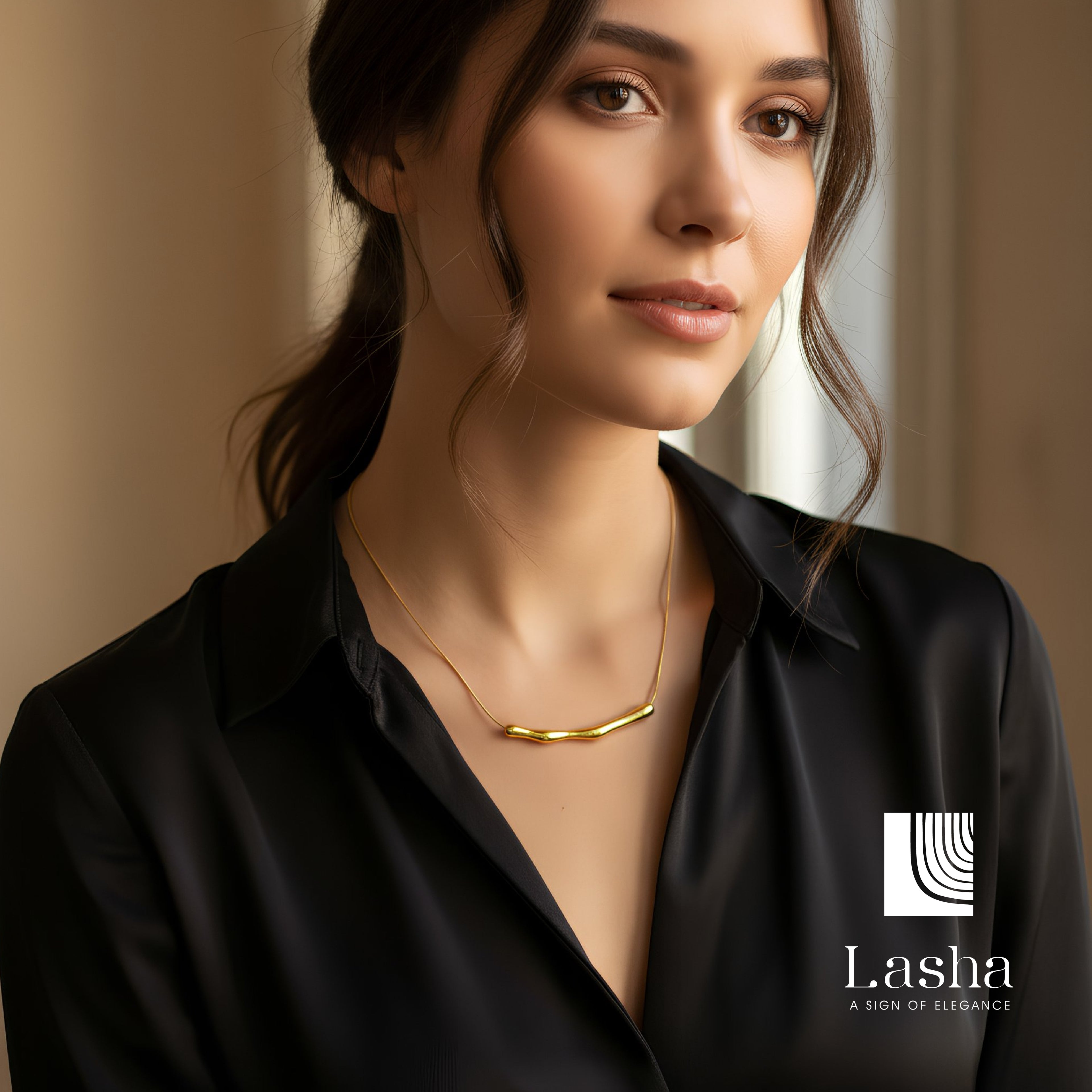 Bamboo Bar Necklace