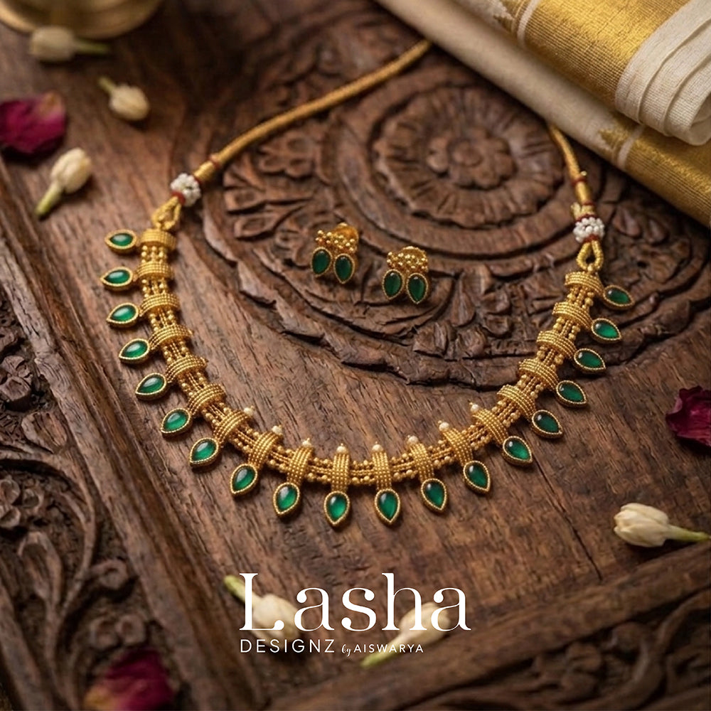 Mango Motif Necklace Set