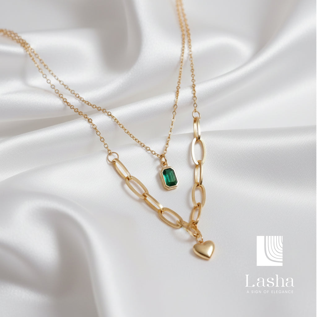 Emerald Heart Duo Layer