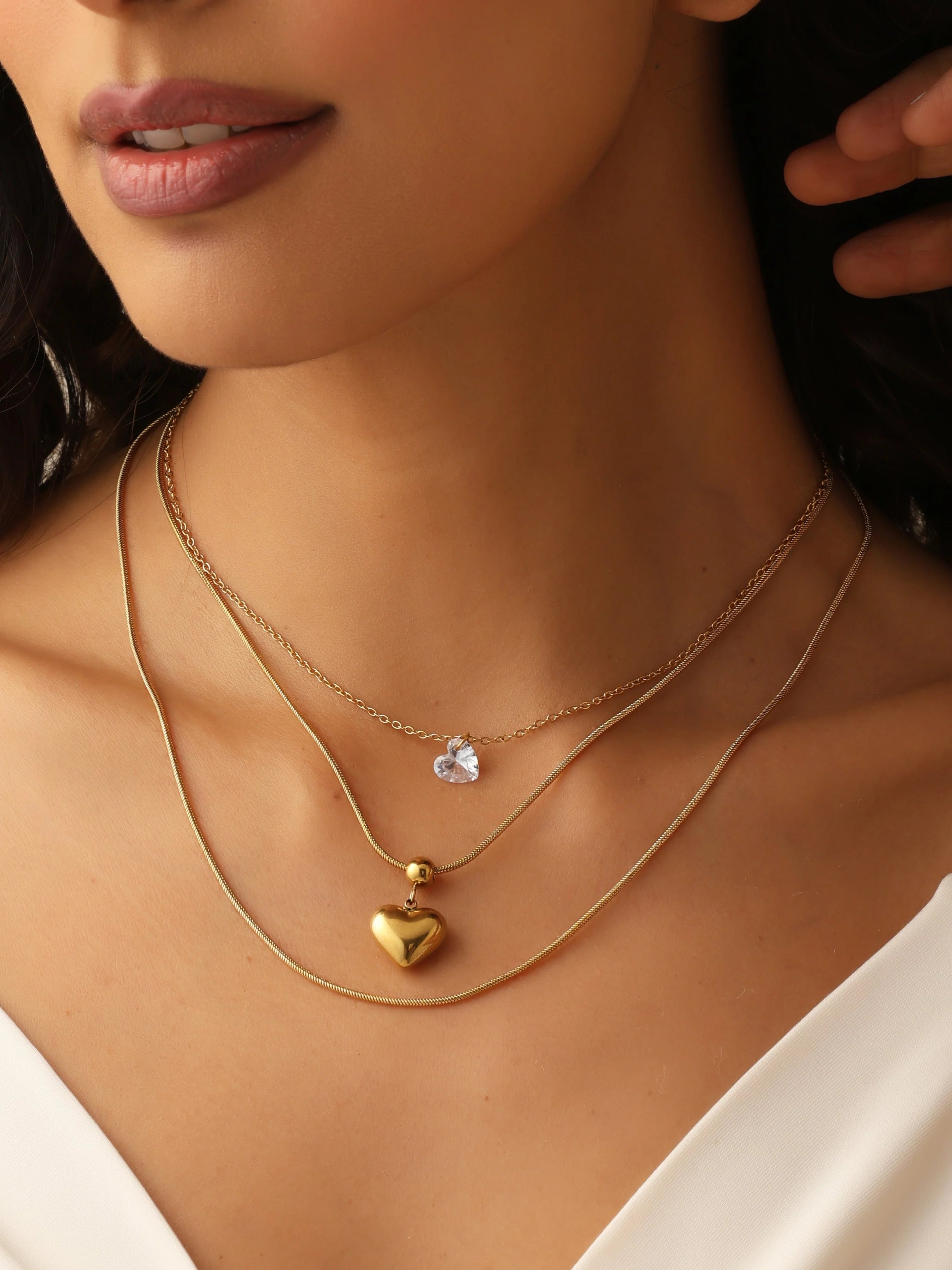 Gold Plated Heart Necklace