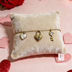 Key to My Heart Charm Bracelet