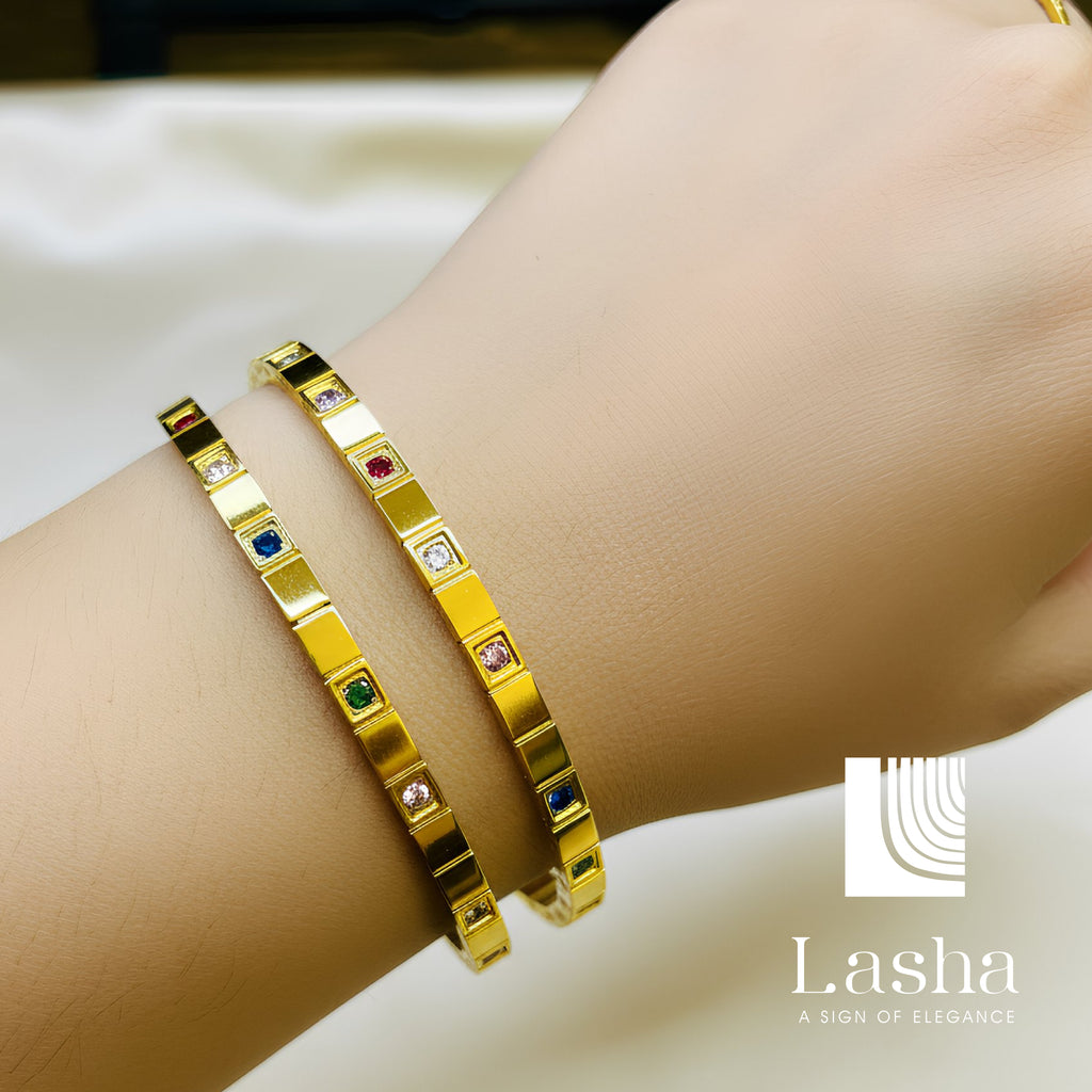 Multi Mosaic Stone Bracelet