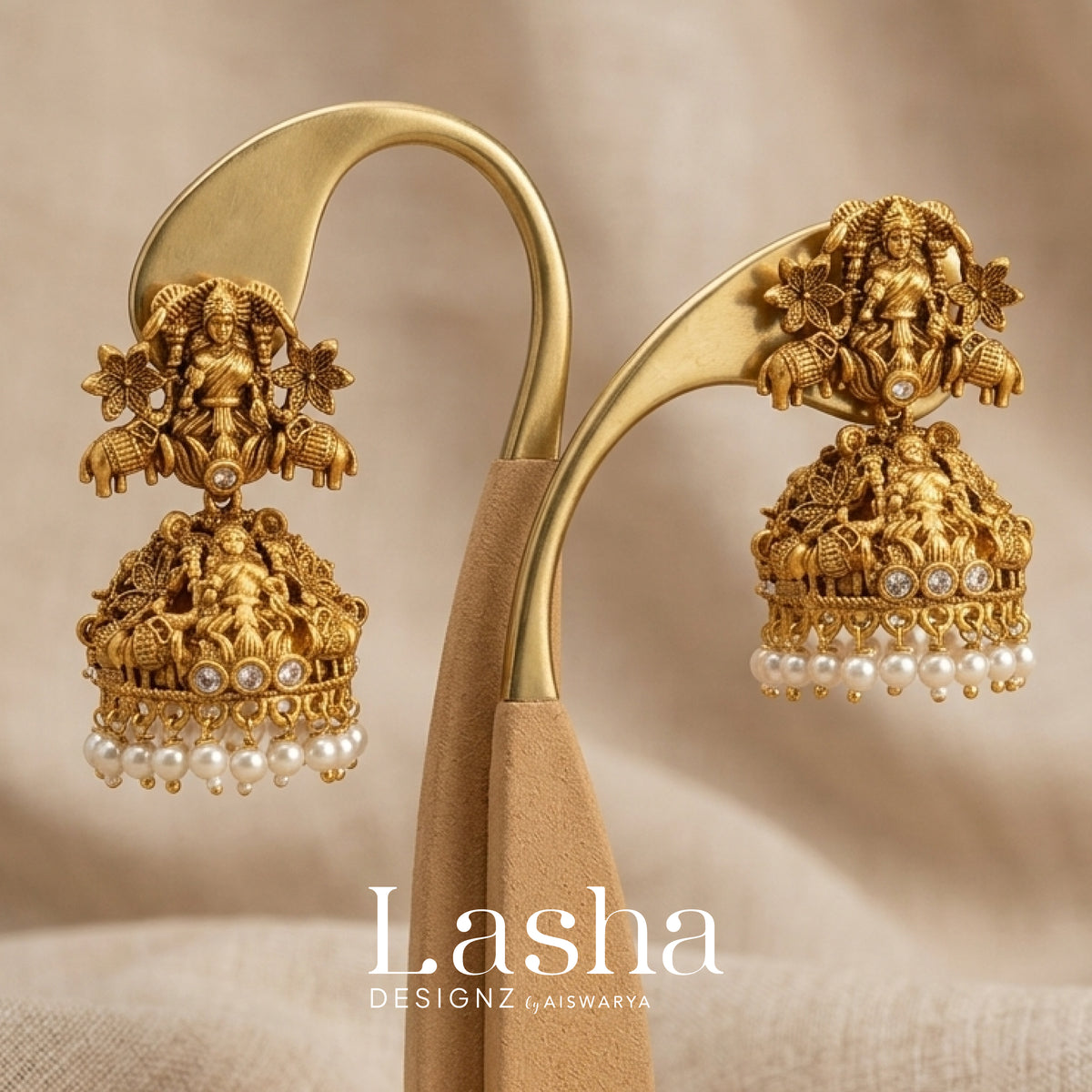 Aishwarya Lakshmi Temple Jhumka