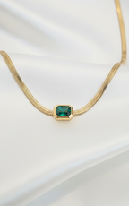 Emerald Snake chain
