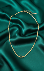 Emerald Snake chain