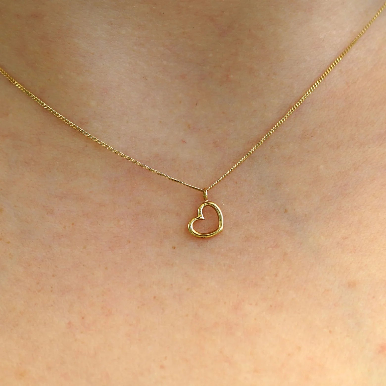 Gold Plated Heart Necklace